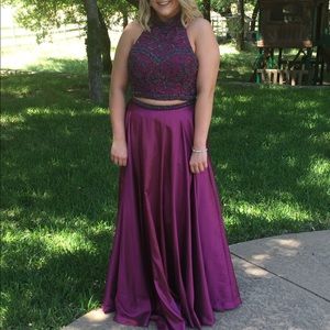 Two Piece Sherri Hill Prom Dress